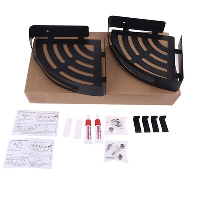 2pcs/set Stainless Steel Kitchen Wall Shelves Bathroom Corne