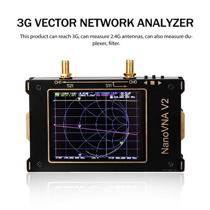 3G Vector Network Analyzer S-A-A-2 NanoVNA V2 Antenna Analyz