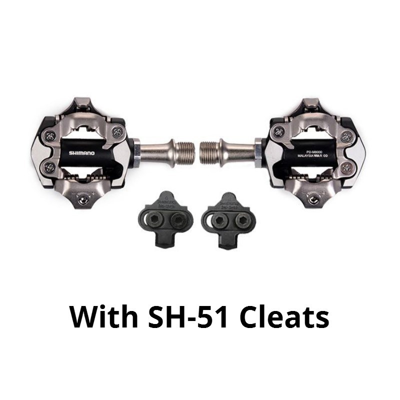 Free Shipping XT PD M8000 Bicycle Pedal SPD Pedals MTB Compo