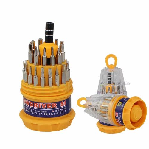 *1 Pcs/Set 31 in 1 Multifunction Screwdriver Kit Magnetic Po