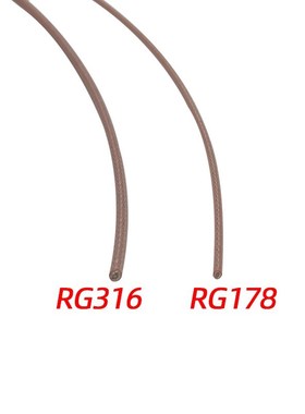 20m High frequency feeder RG316 single stranded / single-str