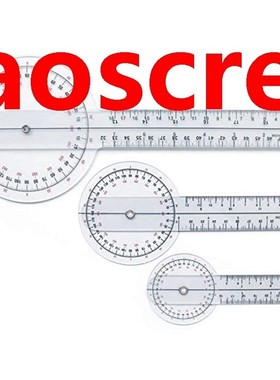 3Pcs/Set Spinals Goniometer Protractors Userful Multi-Ruler