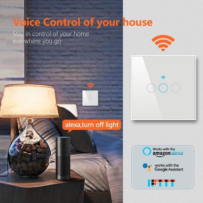 Tuya wifi light Switch 10A No Neutral Single Fire wire RF Wi
