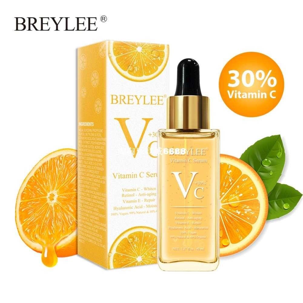 BREYLEE Vitamin C Serum Remove Dark Spots Hyaluronic Acid Mo