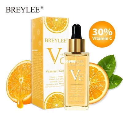 BREYLEE Vitamin C Serum Remove Dark Spots Hyaluronic Acid Mo