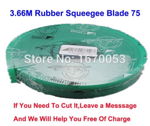 One Roll 50*9*3660MM Silk Screen Printing Squeegee Blade Gre