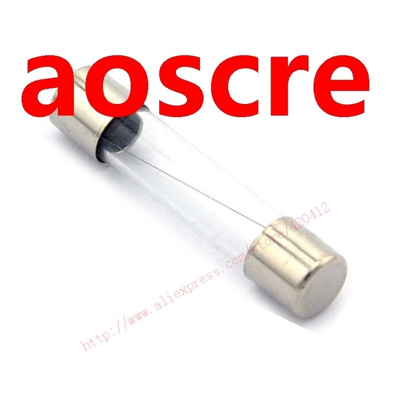 Free Shipping 5A 6*30mm  Quick Blow Glass Tube Fuse Asso