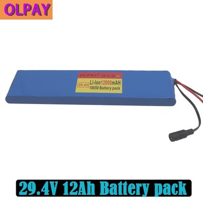7S2P 18650 li-ion Rechargeable battery pack 29.4v 12000mAh e