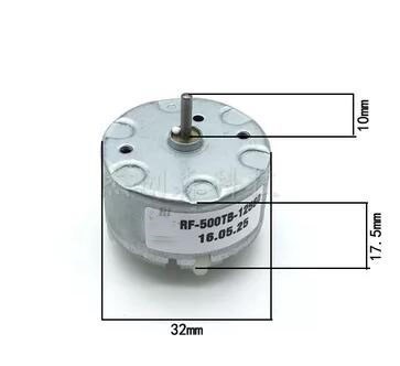 1pcs For MABUCHI RF-500TB-12560 DC12V 5500RPM Micro DC Motor