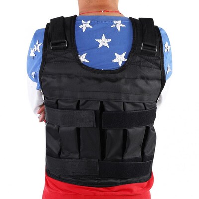 Weighted Vest Heavy Duty 50kg Fitnesss Vest Oxford Cloth Bre