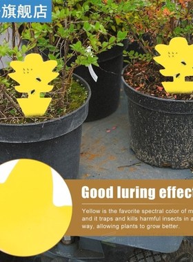 50pcs Portable Doublesided Insect Trapping Boards Sticky Ins