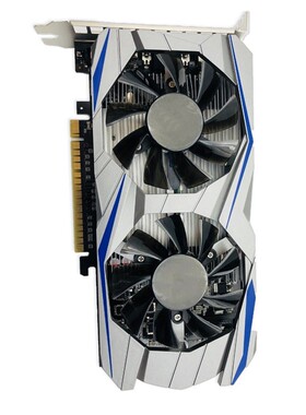 Professional GTX1050TI 4GB DDR5 Graphics Card Silver blue 12