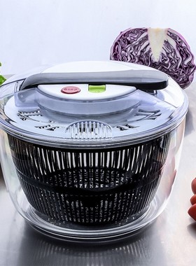 Multifunction Manual Salad Washer Spinner Drainer Lettuce Ve