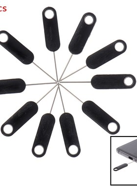 10Pcs Universal SIM Card Tray Pin Ejecting Removal Needle Op
