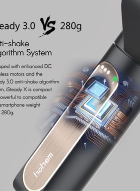 Hohem iSteady X Gimbal Smartphone Ultralight 3 Axis Palm Gi