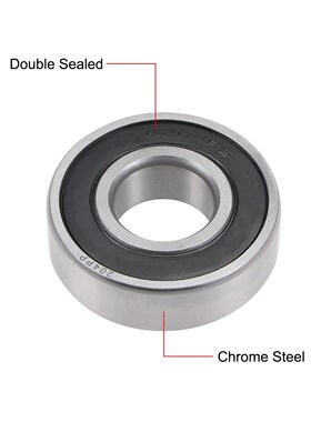 204PP Ball Bearing 20x47x14mm Double Sealed 6204-2RS Deep Gr