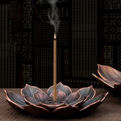 Alloy Incense Burner Stick Holder Plate Burner Plate Buddhis