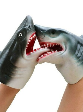 1Pc Shark Hand Puppet Head Animal Gloves Hand puppet Simula