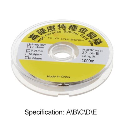 High Strength Alloy Gold Molybdenum Wire Cutting Line 适用于