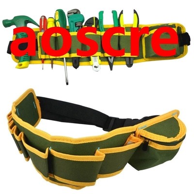Electricians Adjustable Waist Pocket Tool Belt Bag Hammers P