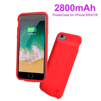 2800mAh Battery Charger Case For iPhone 6 6s 7 8 Battery Cas