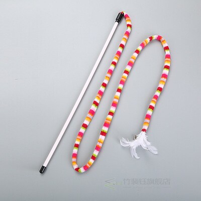 Funny  Toy Fishing Rod Kitten  Pet Toy Stick Teaser R