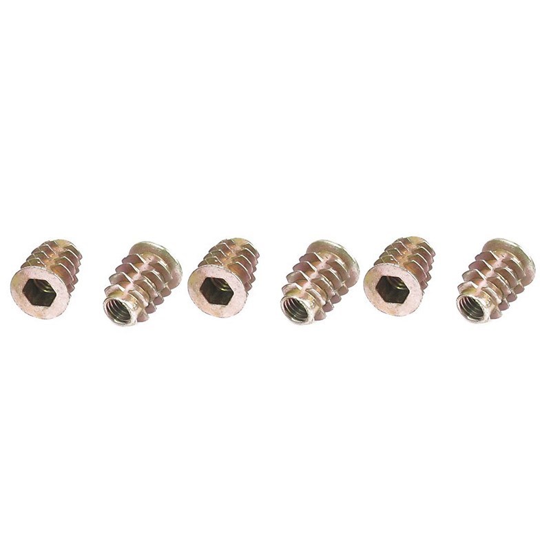20 pieces M6x 15mm hexagon socket screw thread insert nut fo