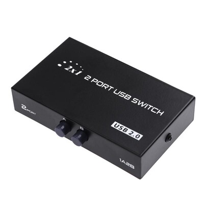 1A 2B 2 Port USB Switcher Manual USB 2.0 Sharing Device Swit