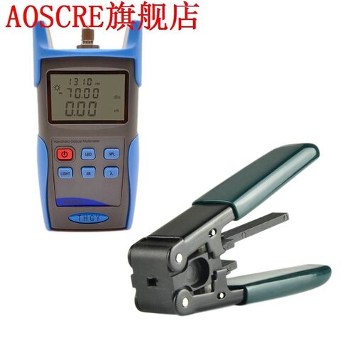 Optical Fiber Power Meter 30Mw Visual Fc-6C Cleaver One Clic