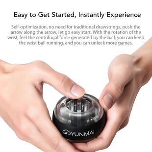 LED Wrist ball Trainer Relax Gyroscope  Muscle Power  Gyro A