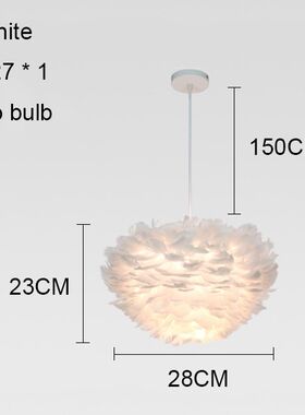 Modern Pendant Lights Feather Lamp Nordic Hanging Lamp Goose