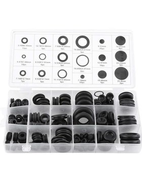 Silicone Ring 125pcs 18 Sizes Rubber Grommet Firewall Hole P