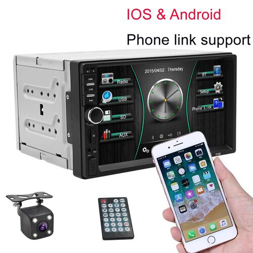2 Din Car Radio 7 Inch Touch Music Video Player MP5 Auto 2 D