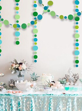 Banner Baby Ring-Paper-Garland Plant-String Diy-Decoration S
