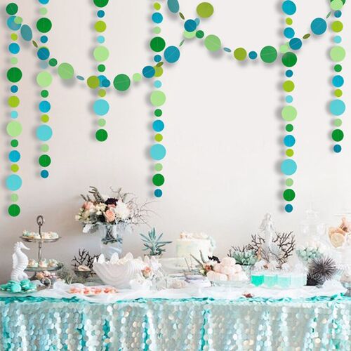 Banner Baby Ring-Paper-Garland Plant-String Diy-Decoration S