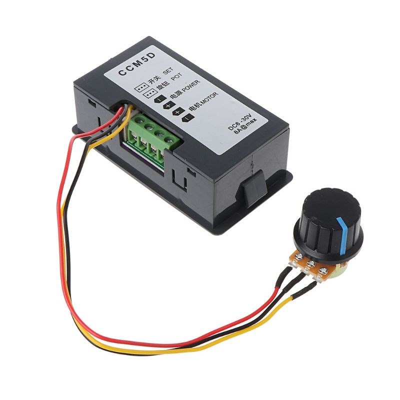 DC 6-30V 12V 24V 15A Max PWM Motor Speed Controller With Dig
