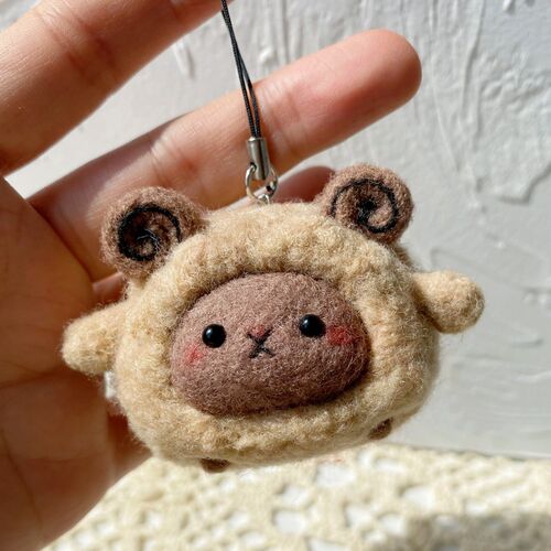 Baize poke poke fun diy material package lamb little sheep