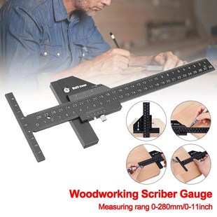 Gauge Multifunction Aluminum Woodworking And Scriber Inch