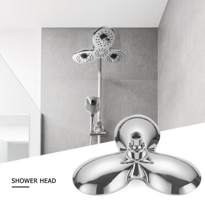 ABS Electroplated Rotatable Top Rain Shower Head Wall Mounte