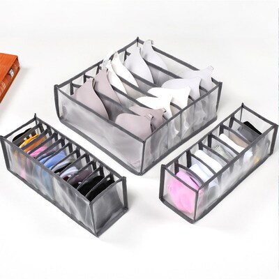 3PCS Dormitory Closet Organizer 适用于 Socks Home Separated
