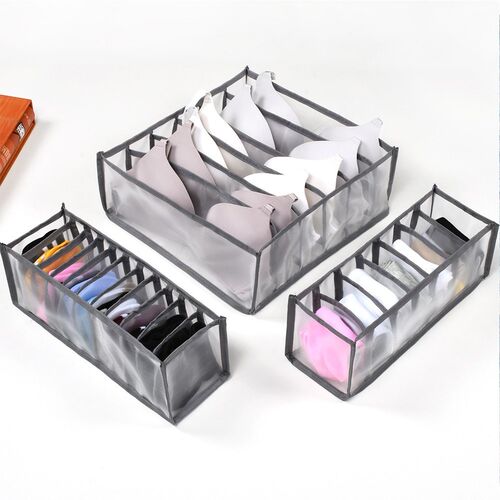 3PCS Dormitory Closet Organizer 适用于 Socks Home Separated