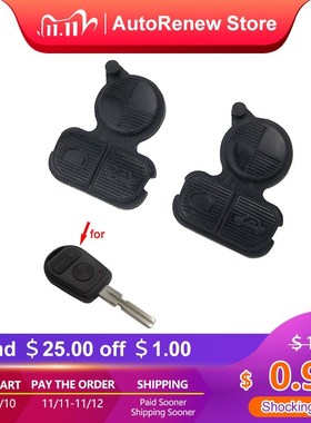 2PCS/LOT 3 Buttons Remote Fob Key Buttons Repair Pad For BMW