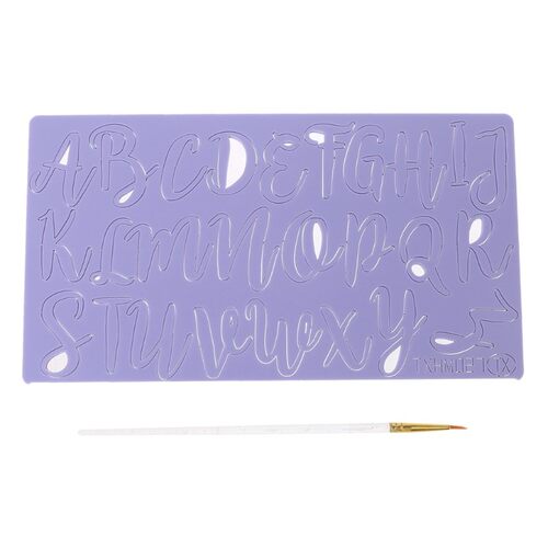 Cake Tool Acrylic Uppercase Alphabet Embossed Cutter Mold Co