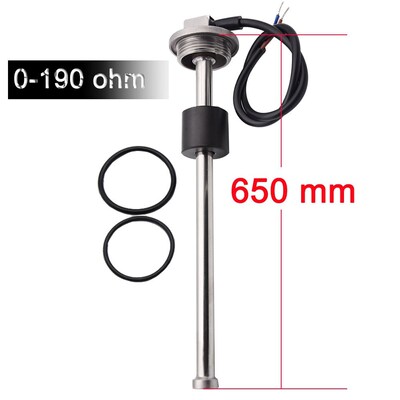 650mm fuel level sensor 240~33 ohm 0~190ohm car fuel gauge 9