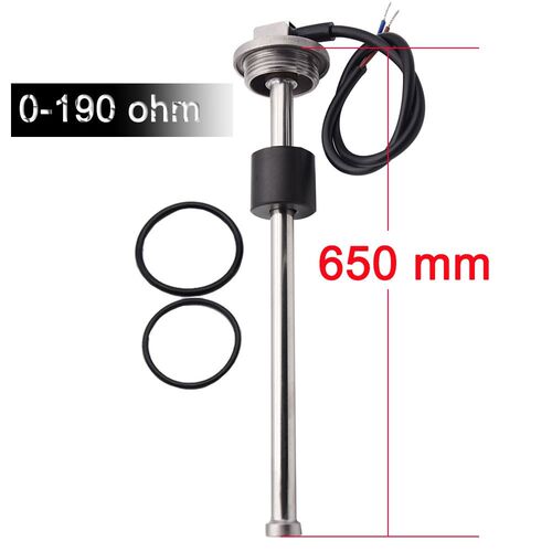 650mm fuel level sensor 240~33 ohm 0~190ohm car fuel gauge 9