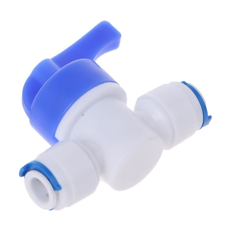 1/4'' Inline New Ball Valve Quick Connect Shut off For RO