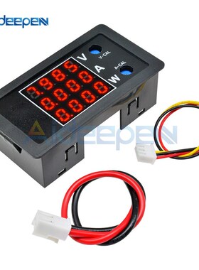 DC 0-100V 10A 1000W LCD Digital Voltmeter Ammeter Wattmeter