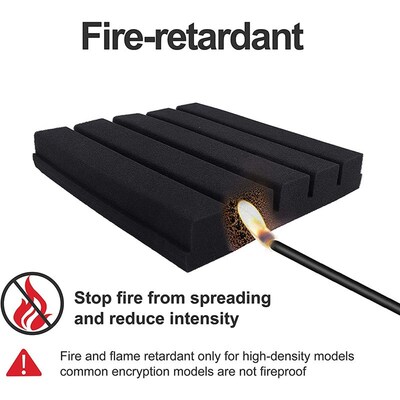 12 Pcs Acoustic Foam Panels,Sound Insulation Foam Panels,So