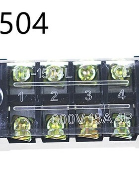 Terminal blocks TB-1504(15A 4P) Patch panel Wiring row junct