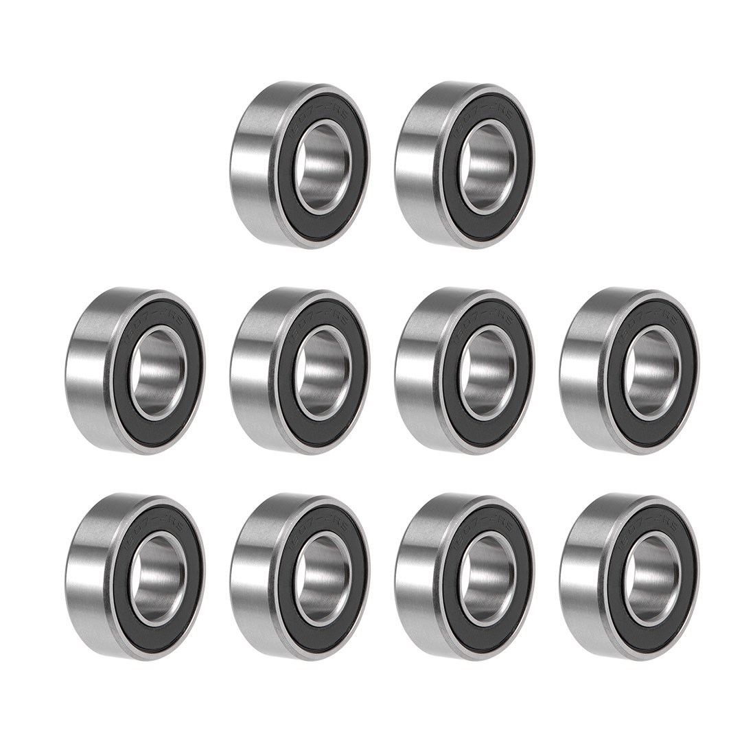 10pcs Deep Groove Ball Bearings Inch Double Sealed Chrome St